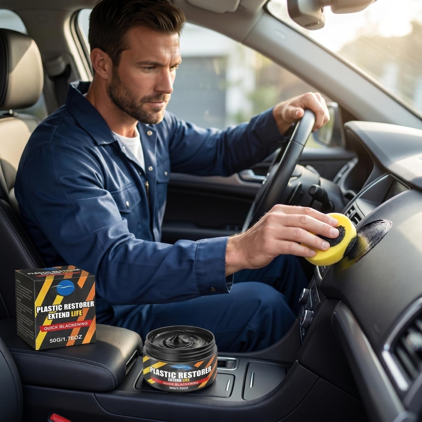 

Automotive Interior Cleaning And Refurbishing Mild Film Forming Protective Daily Maintenance Paste One Size чёрный
