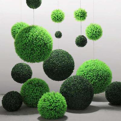 Artificial Plant Ball Round Boxwood Hanging Plant Indoor Outdoor Home Wedding Party Hotel Front Porch Potted Plant Decoration