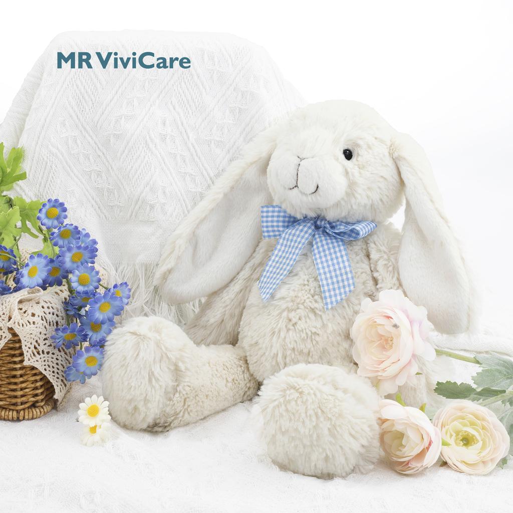 35CM Long Ear Rabbit Plush Toys Soft Bonny Rabbit Sleeping Stuffed Animals Cartoon Toys Dolls For Girls Children Birthday Gifts