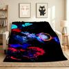 Dark Spirits Flannel Blanket Throw Blanket Soft Warm Sofa Bed Camping home Decor Unique Christmas Gift C926117
