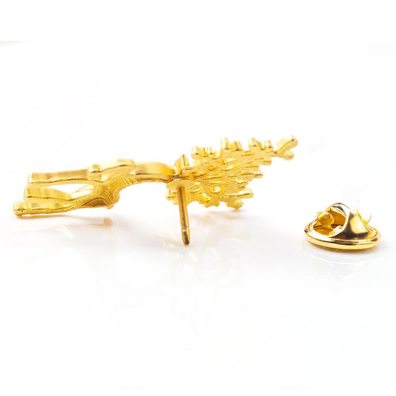 Christmas Gift Brooch Temperament Matte Matte Elk Art Brooch Women's Clothing Manufacturer Sales Spille Donna