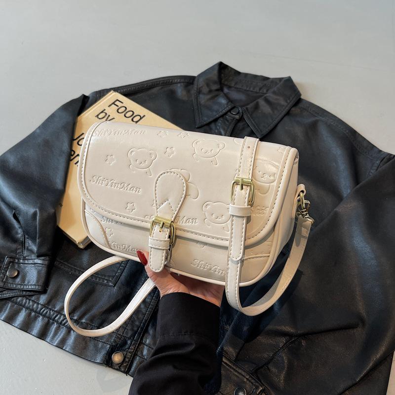 Bag women's 2025 spring and summer new Korean version trendy fashion small square bag niche high-end simple casual messenger bag