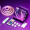Irisierendes RGB fließendes LED-Neonband: Wasserdichtes Smart-Silikon-Lichtset
