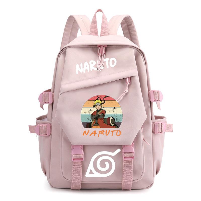 Animation peripheral junior high school backpack cross-border new large-capacity backpack computer bag