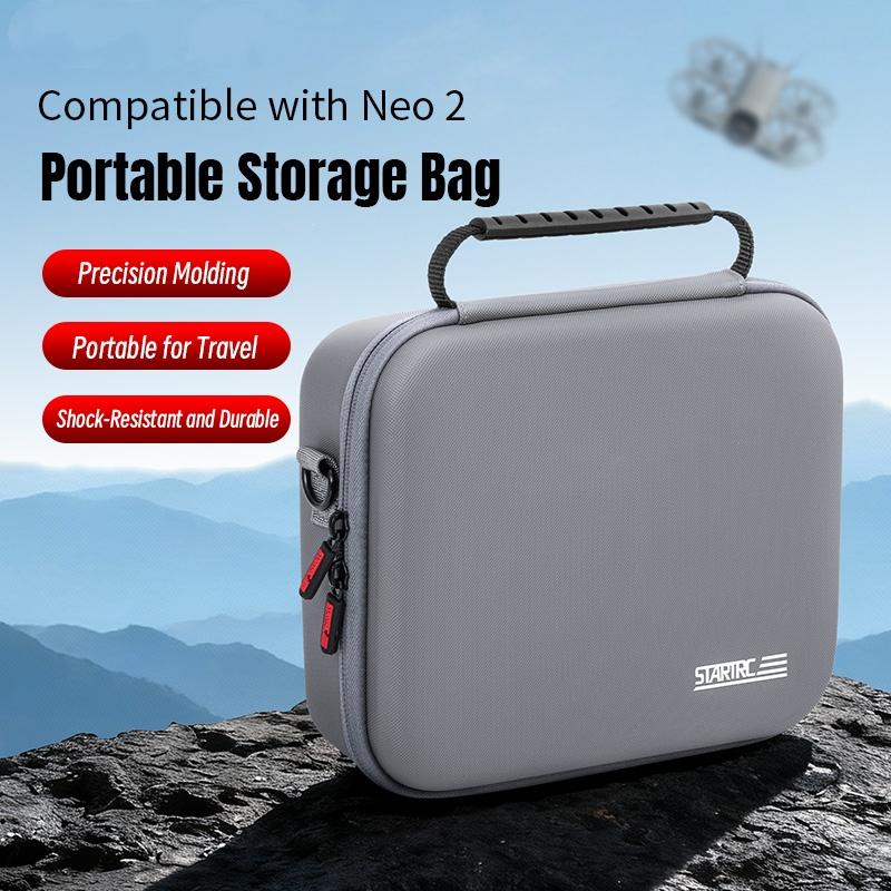 Carrying Storage Case for DJI Neo 2 Fly More Combo,Travel Portable Hard Shoulder Bag for DJI NEO 2 Drone Batteries Charging