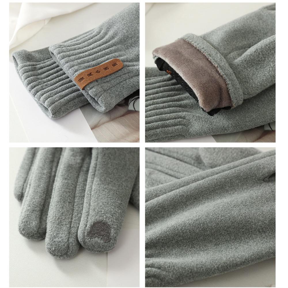Touchable Screen Touch Screen Gloves Warm Driving Mittens New Full Finger Gloves  Outdoor Sports