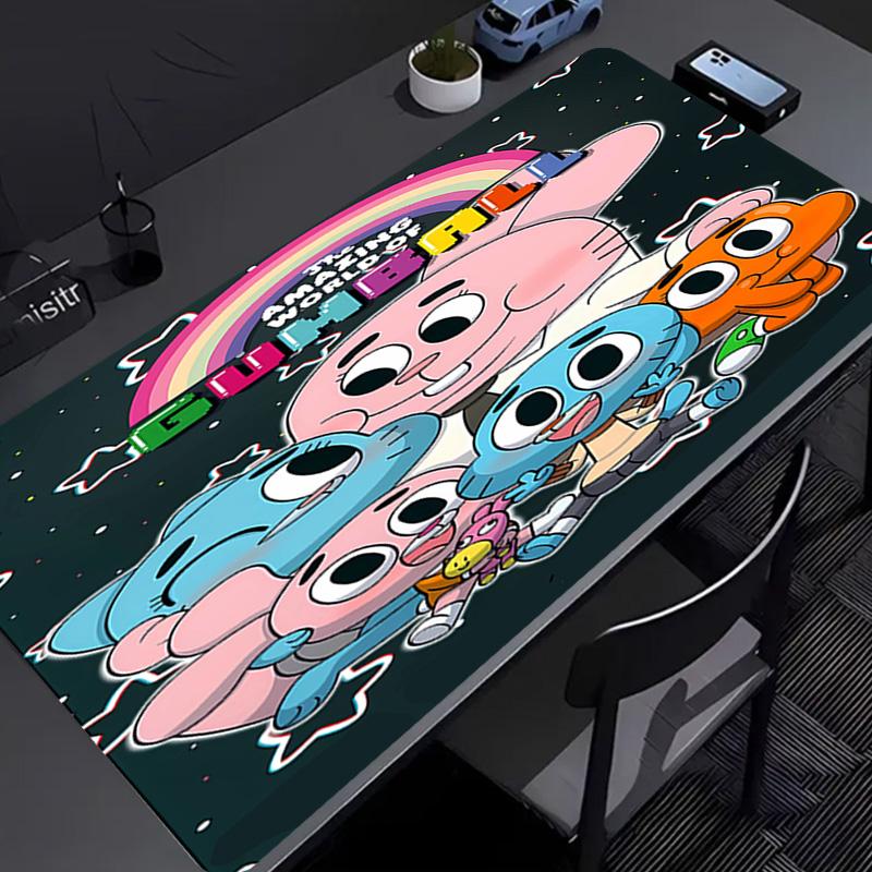 The Amazing World of Gumball1 Mouse Pad - Non-Slip Rubber Base, Smooth Surface for Work,Gaming,Office,And Home Use, Desk Mouse Pad