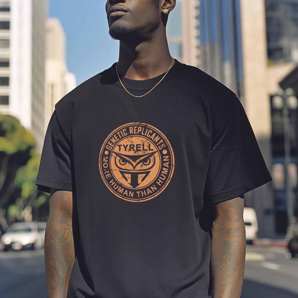 Tyrell TShirt Blade Runner Owl More Human Than Human CyberpunkRetro SciFi Unisex T-Shirt XXL