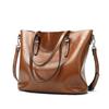New Retro Oil Wax Leather Tote Bag with Minimalist Paint Finish, Simple Handbag Style, Minimalist Single Shoulder Crossbody Bag