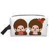 Rikana Monchhichi cosmetic pouch makeup stylish portable functional large capacity waterproof accessory storage lightweight business trip travel