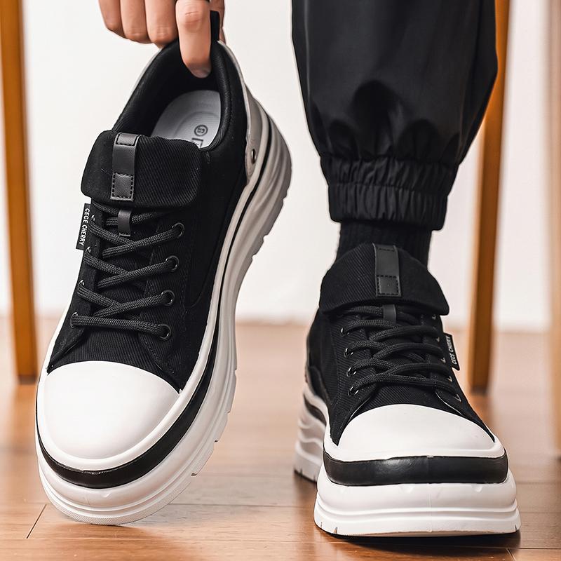 Pánské ležérní módní plátěné tenisky pro všechny sezóny, na skateboarding, pro studenty, pohodlné, pro kluky, trendy, s měkkou podrážkou, prodyšné boty