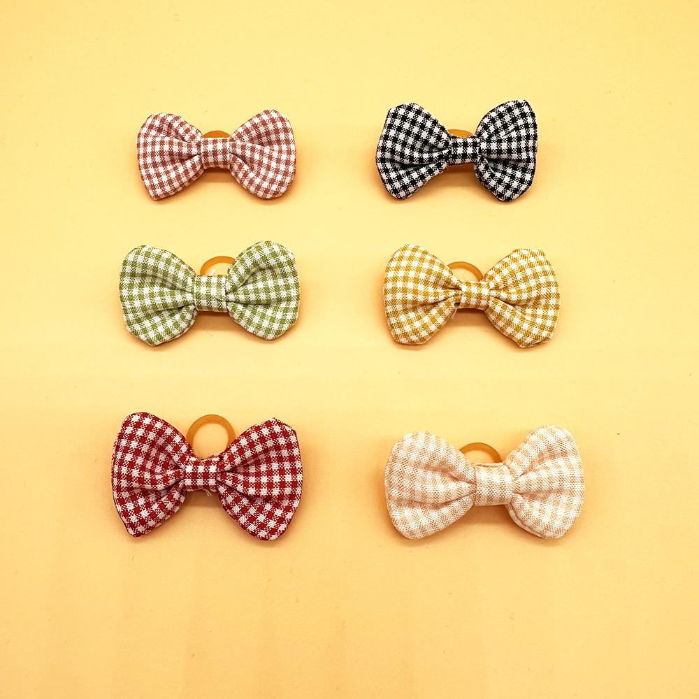 50/100PCS Nœuds pour Cheveux de Chiens Accessoires de Toilettage pour Animaux de Compagnie Petits Chiens Accessoires pour Cheveux de Chien Fournitures pour Chiens Animaux de Compagnie Bandes Élastiques