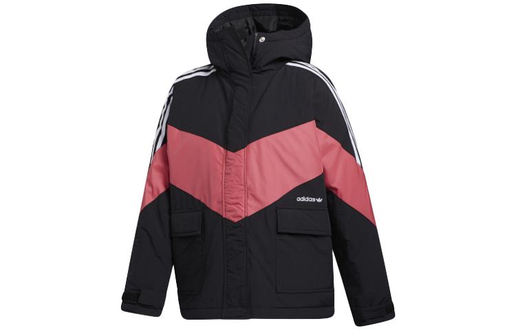 Adidas Originals Puffer Jackets Women s Black Hooded Moderate Other FQ2414 32