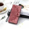 for Samsung Galaxy S26+,S25+,S25 Edge,S25 FE Mandala Embossed PU Leather Flip Wallet Phone Case