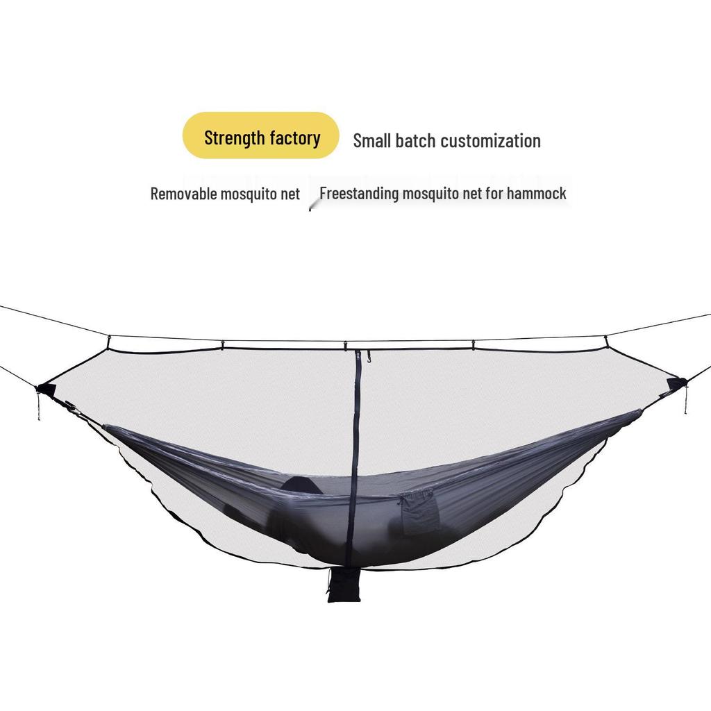 Detachable Mosquito Net Cover for Outdoor Hammock - Includes Anti-Mosquito Protection, Hammock Not Included