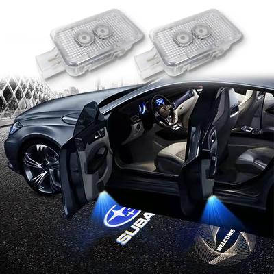 Neue LED-Innenleuchte mit zwei Linsen, Spezielle Tür-Willkommensleuchte für Subaru, Logo-Projektion