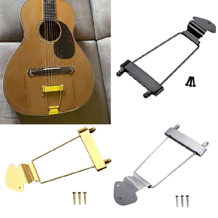 Precisions Engineered Zincs Alloys Tailpiece For 6 String Guitars Optimized String Spacing And Vibrations Control