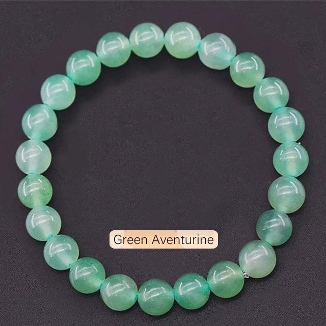 Festive Gifts Assorted Natural Stone Beaded Bracelet Set Crystal Fashion Jewelry For Men And Women Daily Wear Simple Versatile Accessory