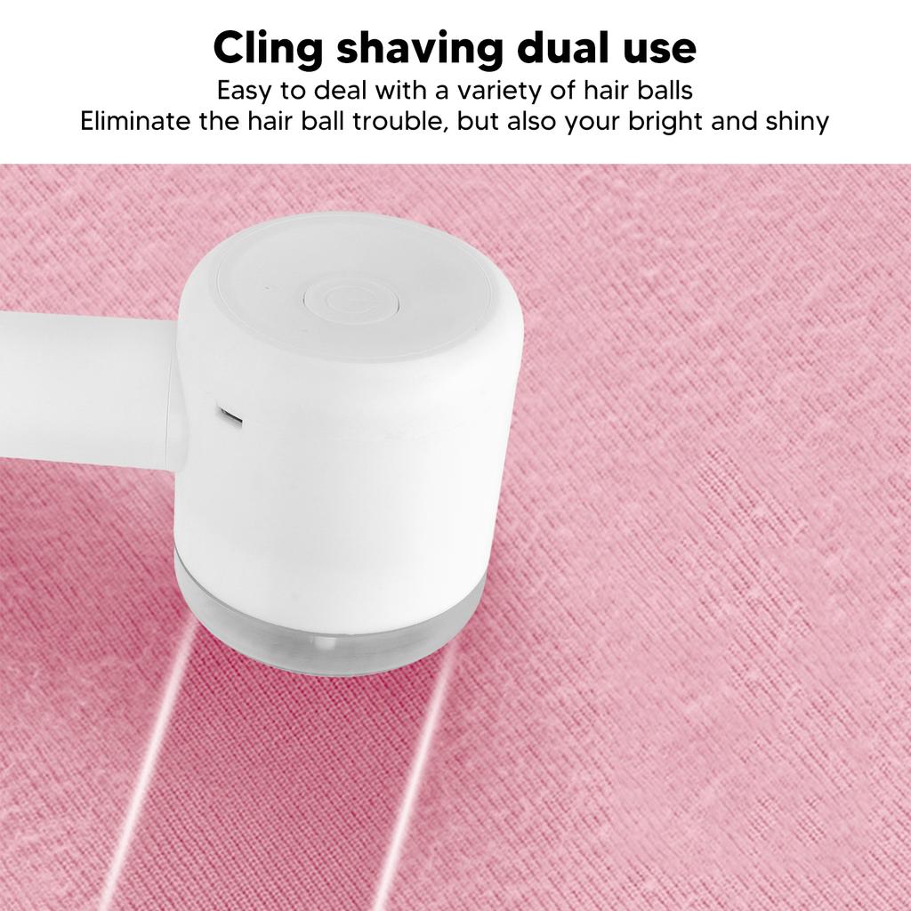 Electric USB Charging Portable 2 In 1 Fabric Fuzz Remover Lint Trimmer for Household