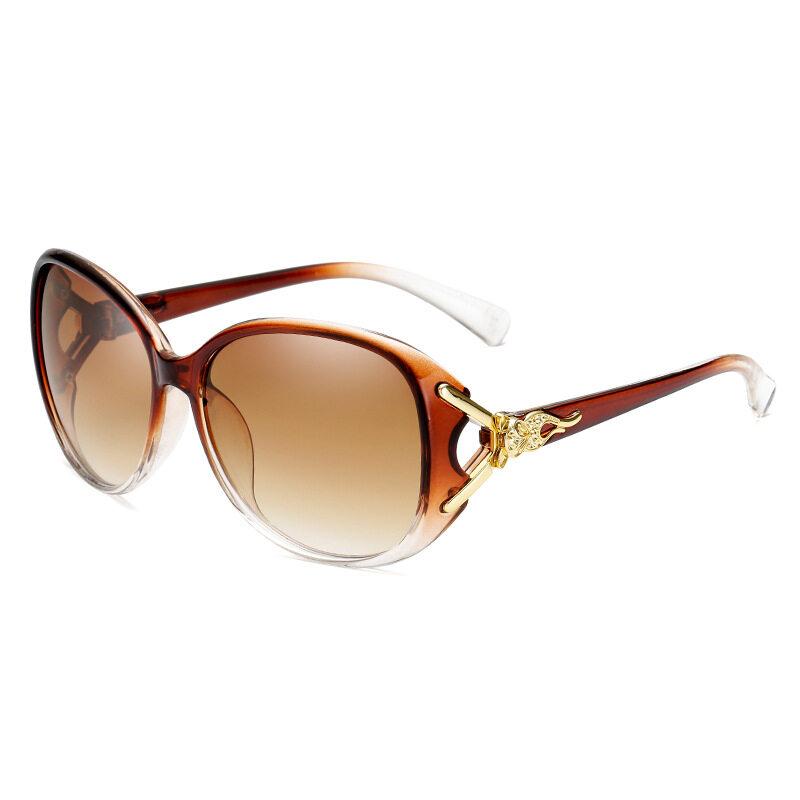 Ladies Fashion UV Protection Sunglasses Big Frame Fox Head Design for Driving and Shade