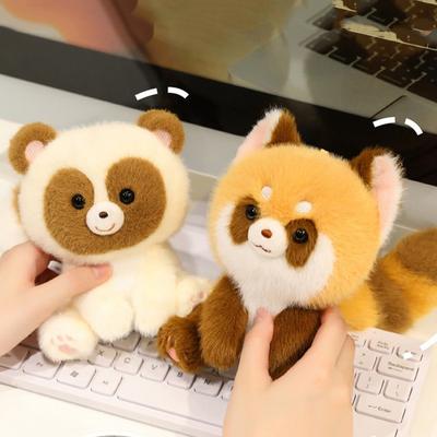 Wrist Pad Raccoon Plush Toy Animals Animal Plush Doll Birthday Gift Sitting Animals Plush  Kids Toy