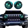 1 Pair Beast Eyes Car Headlight Decals Realistic Reptile Eye Stickers Waterproof PVC Easy Install Unique Car Accessories for Trucks &