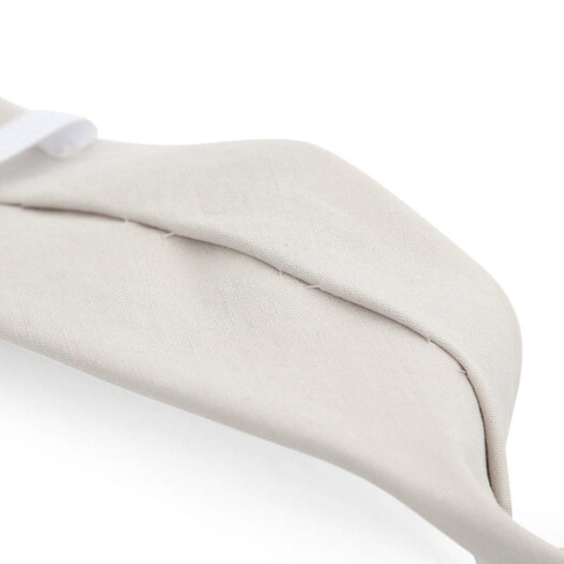 UNDERCONTROL STUDIO SLIM NECK TIE / ROUGH LINEN / L Grey