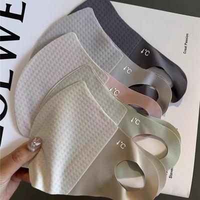 Damen 3D Eis Seide UV-Schutz Gesichtsmaske mit Augenwinkelabdeckung für den Sommer.