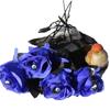 1/5Pcs Horror Artificial Flower With Eyeball Black Fake Flower Rose Halloween Cosplay Supplies Costume Home Party Decor Gift
