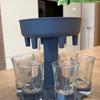 6Shot Glass Dispenser Holder Wine Whisky Beer Dispenser Rack Bar Accessories Caddy Liquor Dispenser Party Games Drinking Tools