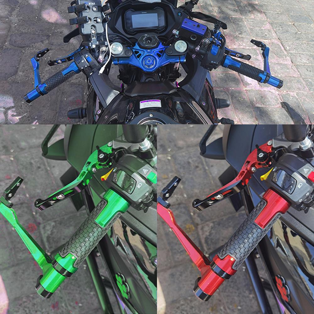 Motorcycle FOR KAWASAKI ZZR250 ZZR400 ZZR600 ZZR1100 ZZR 250 400 600 1100 Brake Clutch Levers Handbar Grips 2016 2017