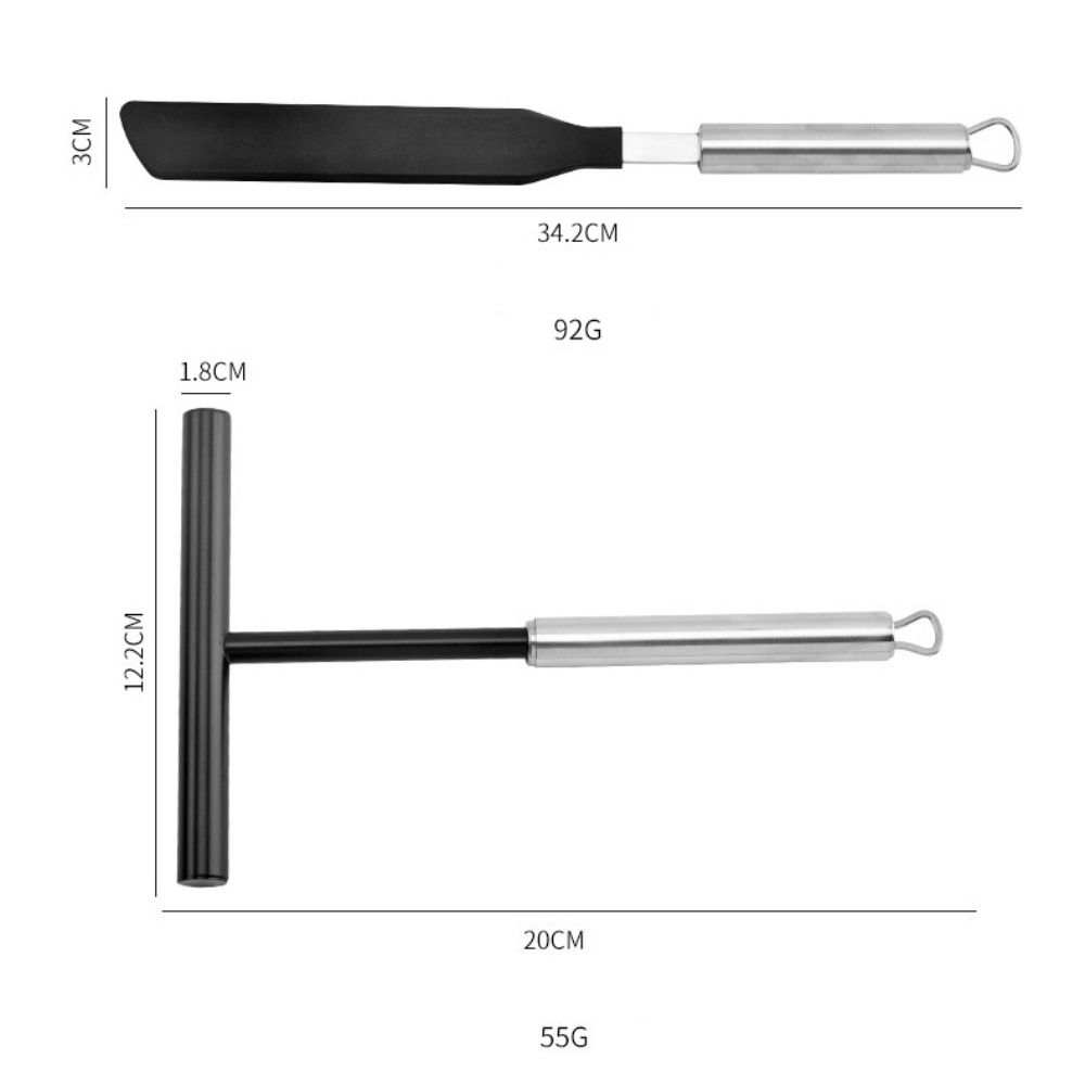 T Shape French Crepe Spreader Non Stick Pancake Scraper New Batter Spatula  Baking Tool