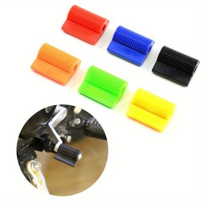 10 sztuk uniwersalny motocykl dźwignia zmiany biegów pedał gumowy pokrowiec ochraniacz na buty podnóżek Toe żelowe akcesoria osłona przekładni motocyklowej