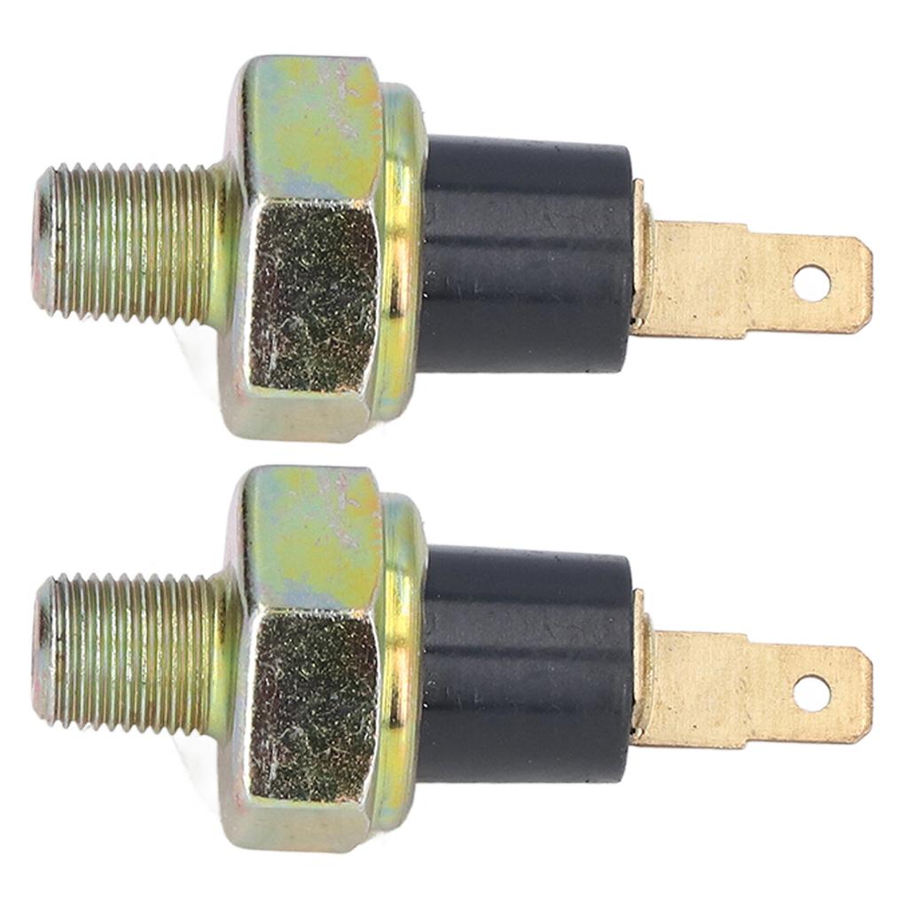 2Pcs Engine Oil Pressure Sensor Male Thread Oil Pressure Transducer for Air Cooled Diesel Engine