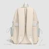Cute Pink School Backpack with Front Pocket Casual Daypack for Girls Students Daily Use