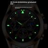 Top Brand New Multi-function Men's Watch Waterproof Luminous Fashion Quartz Wrist Watch