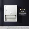 Morton 304 Stainless Steel Recessed Paper Towel Dispenser with Brushed Anti-Fingerprint Finish for Public Restrooms.