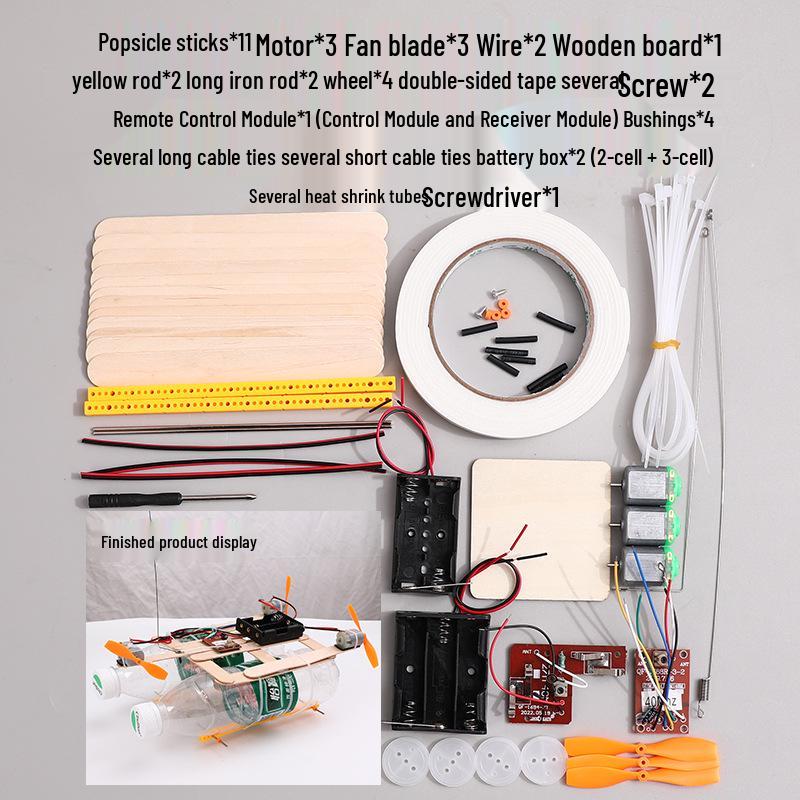 

Детский набор для научных экспериментов: Самодельный амфибийный автомобиль с дистанционным управлением