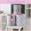 Children Fabric Storage Bin With Cartoon Design For Toy And Clothing Organization