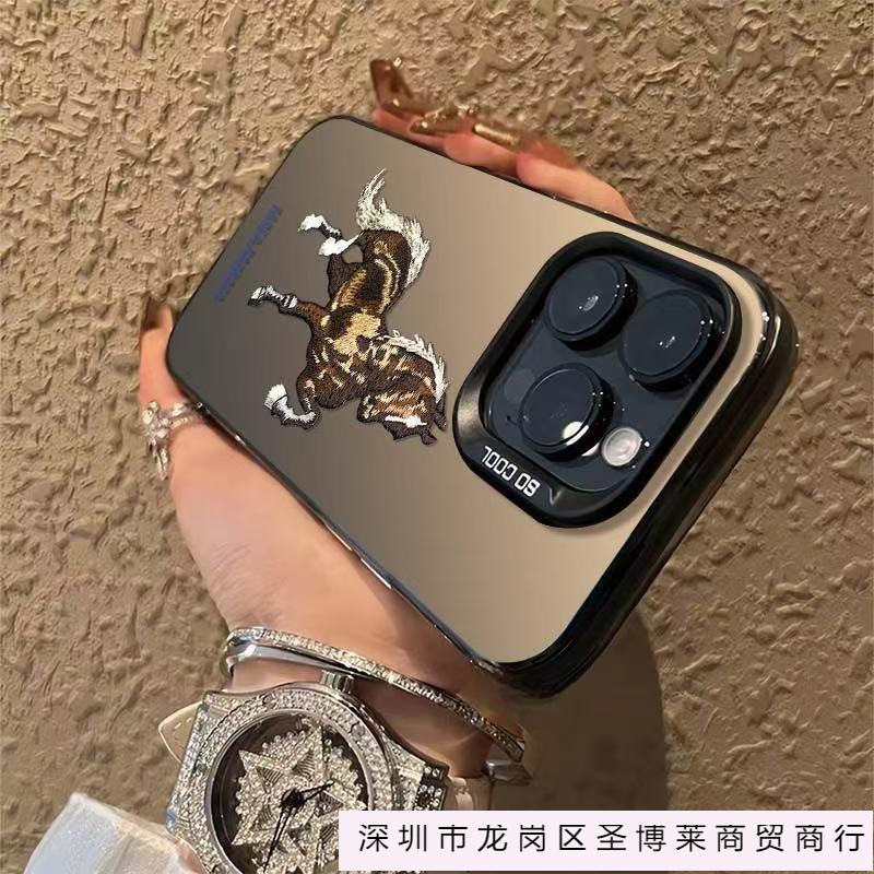 The New Pentium Horse Racing Is Suitable for Iphone17 Mobile Phone Case Apple 16promax/15 Personalized 14pro13 Tide Brand