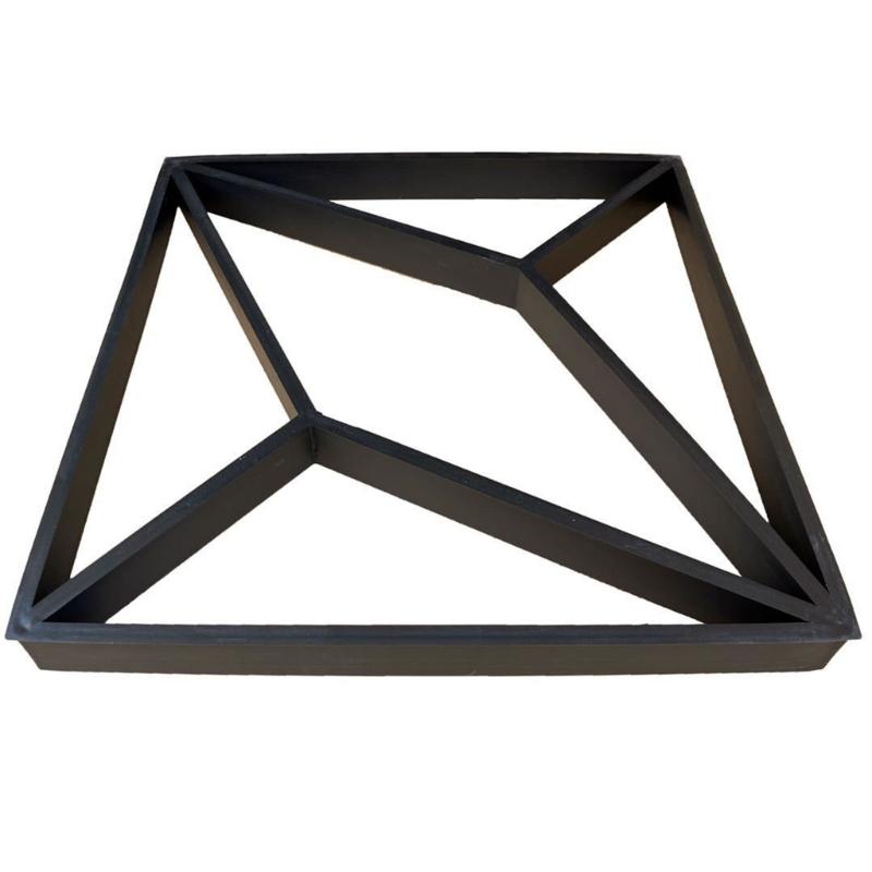 Heavy Duty Plastic Cement Brick Paver Mold Square Shape Ideal For Homemade Garden Walkways And Outdoor Flooring Projects
