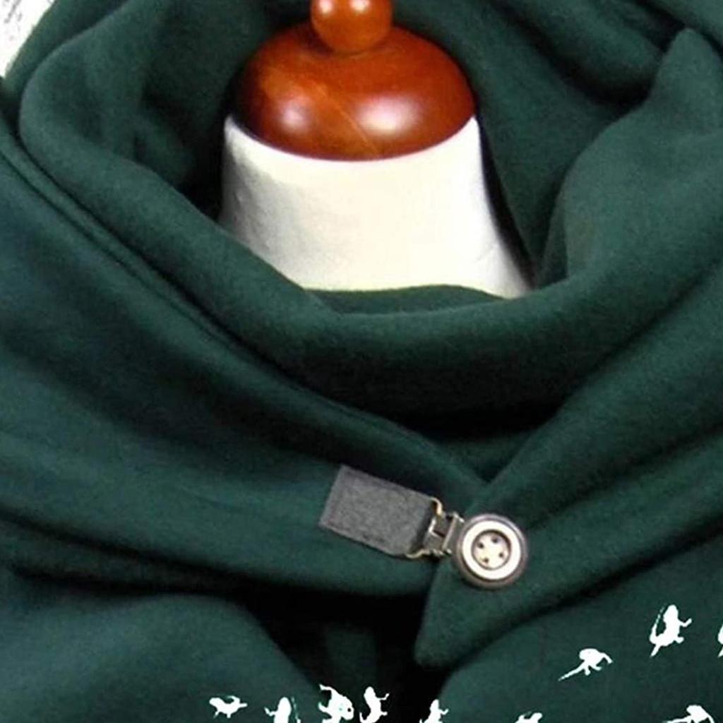 1 Women Printing Scarf Fashion Retro Female Multi-Purpose Shawl Scarf