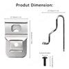 Drill Belt Clip Hooks for Dewalt 20V MAX Electric Tool DCD771C2 DCD980 DCD985 Stainless Steel Belt Clip for Dewalt Accessories