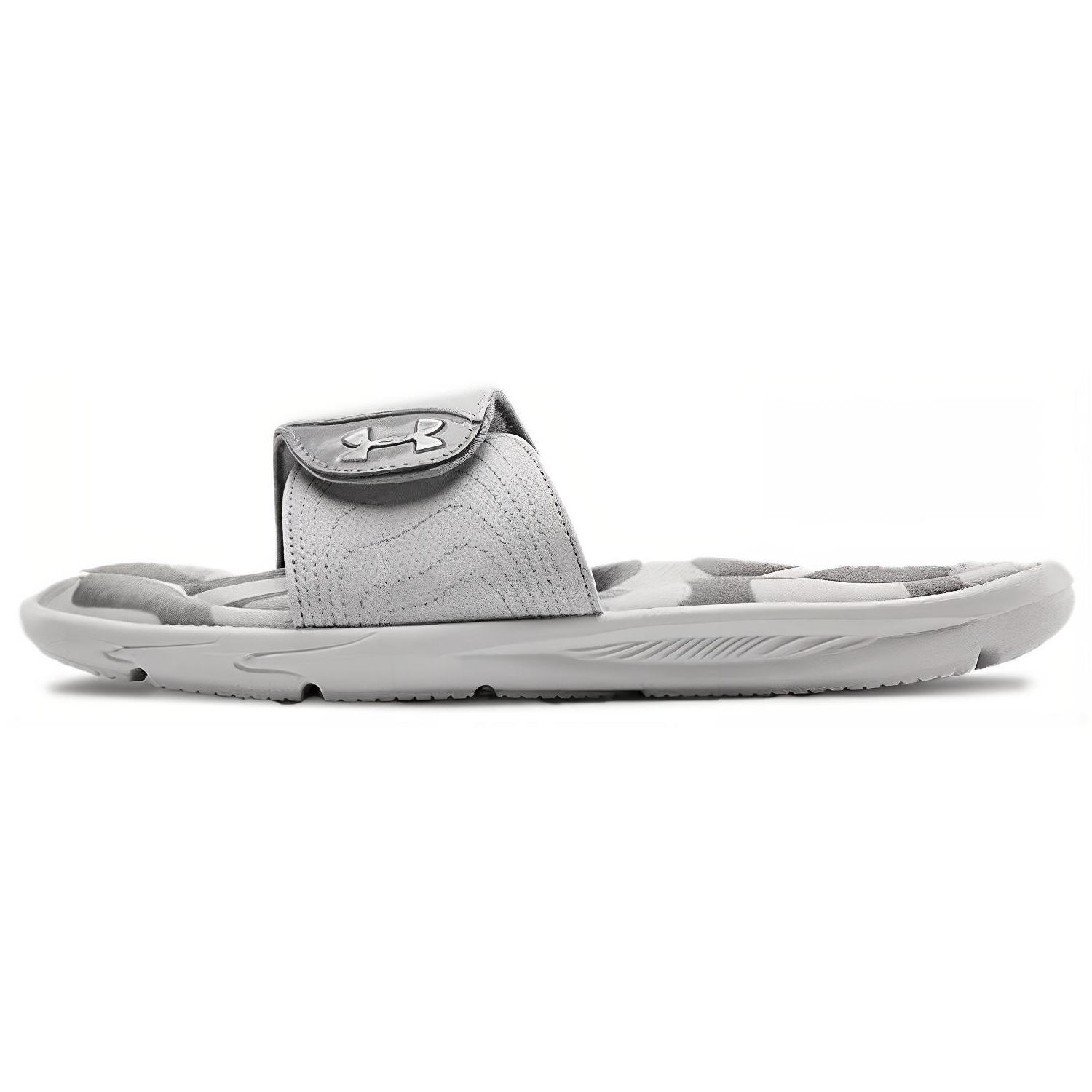 (WMNS) Under Armour Ignite Ix Spectrum Slippers White/Grey Women s 3022719-101 EU 36.5