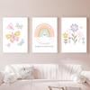 Sun Rainbow Butterfly Flowers Fruit Wall Art Canvas Painting Nordic Poster And Prints Bedroom Wall Pictures Girl Kids Room Decor