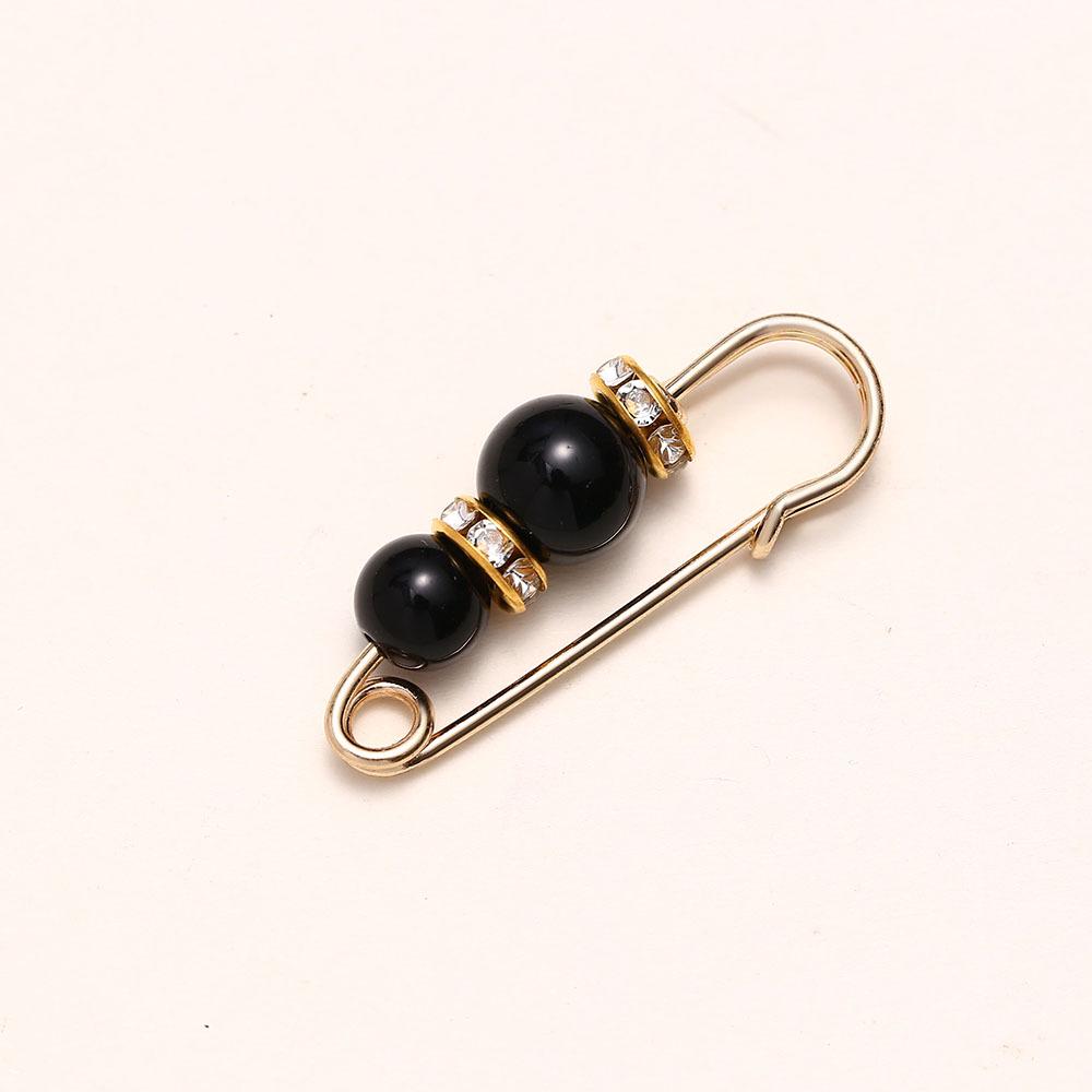 Pearl Waist Pin Brooch for Adjustable Skirt Fit
