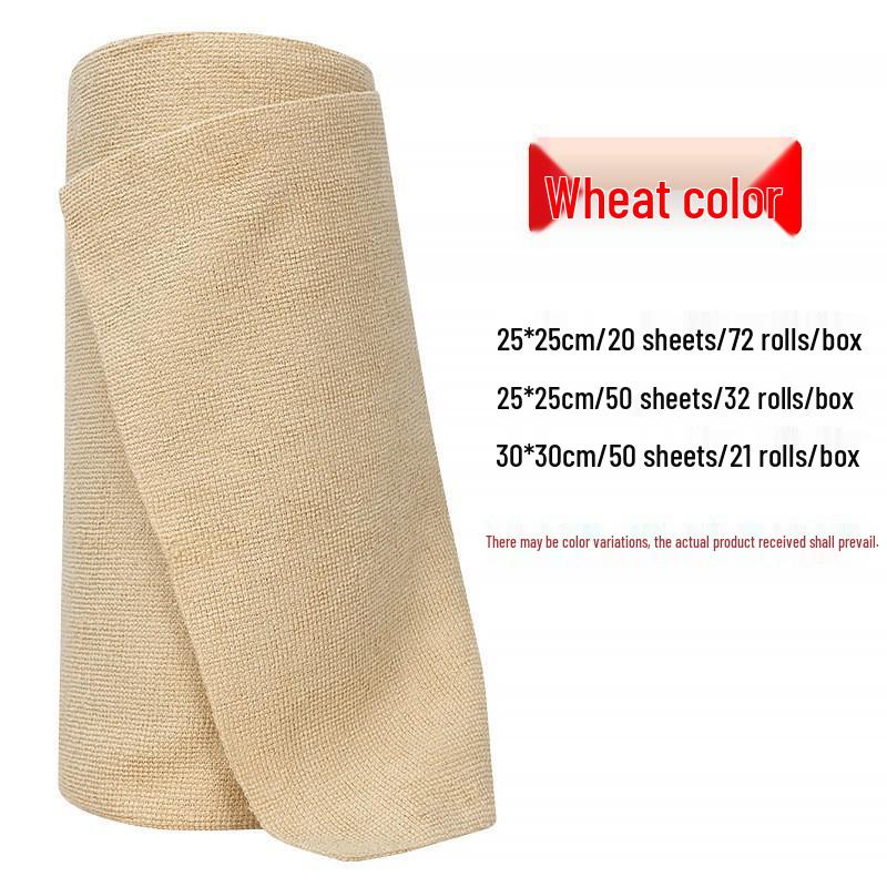 Tearable Non-Stick Oil Dishcloth Roll - Polyester-Nylon Kitchen Cleaning Rag