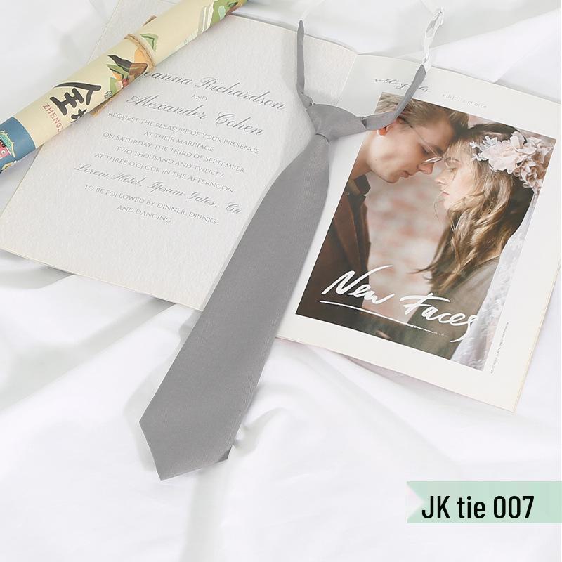 JKDK No-Tie Academy Style Fashion Tie for Female Students