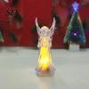Romantic Valentine Gift Guardian Angel Night Light, Small Prayer Reading Playing Music Mother Day Idea Figurine with LED Light for Desk, Table, Shelf