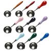 5Pcs Wood Handle Sealing Spoon for Seal Stamp, Double Pour Tip Melting Spoon for Invitation Envelope Craft Embellishment